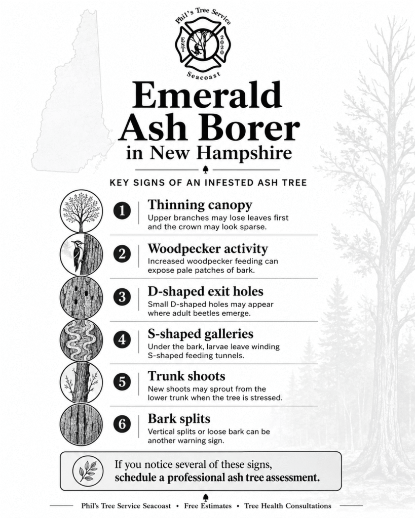 Emerald Ash Borer Key Signs